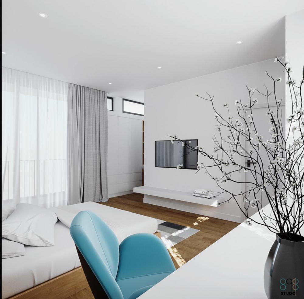 ไอเดียบ้านโมเดิร์นสีขาว ตกแต่งเรียบง่าย โปร่งโล่ง ใกล้ชิดธรรมชาติ