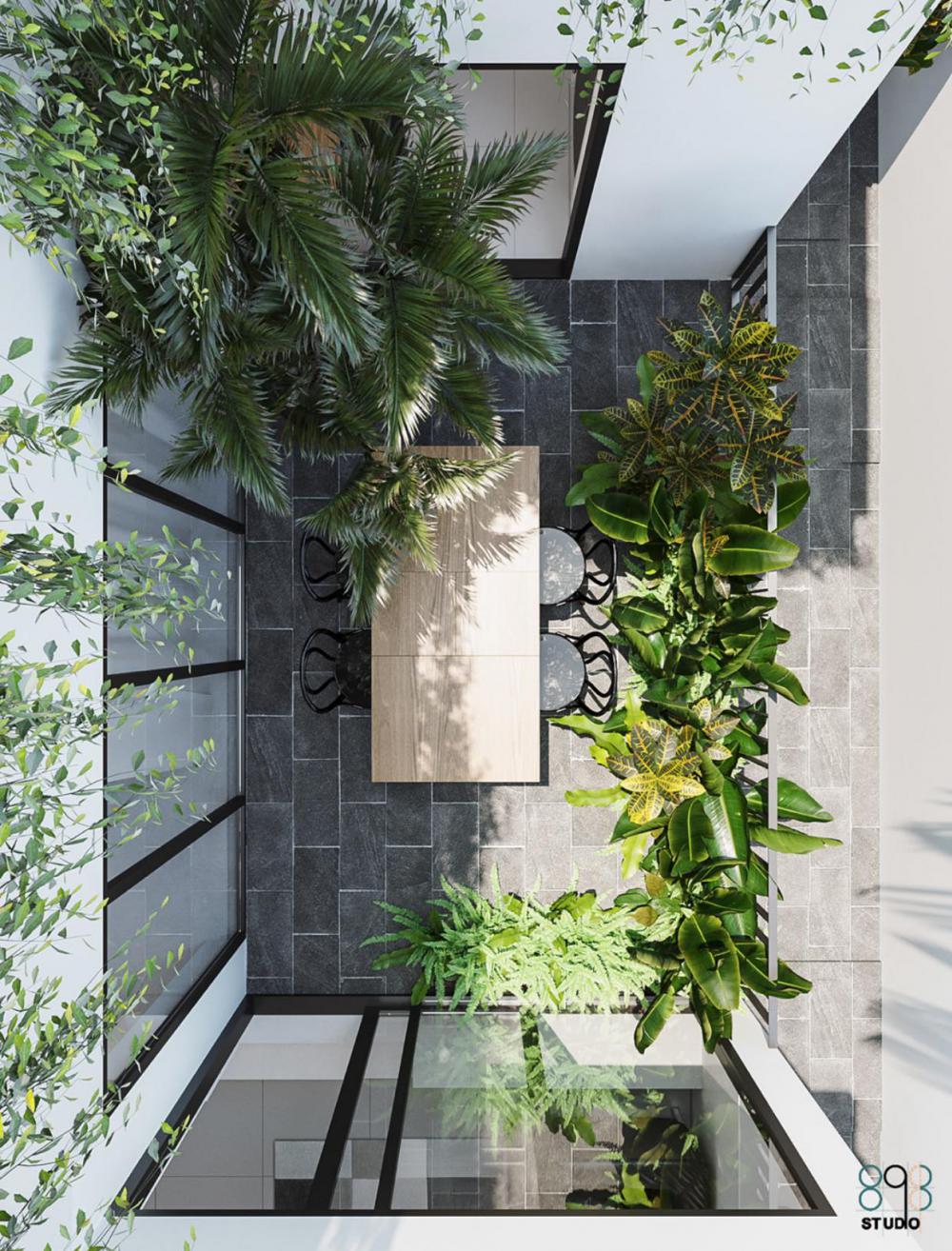 ไอเดียบ้านโมเดิร์นสีขาว ตกแต่งเรียบง่าย โปร่งโล่ง ใกล้ชิดธรรมชาติ