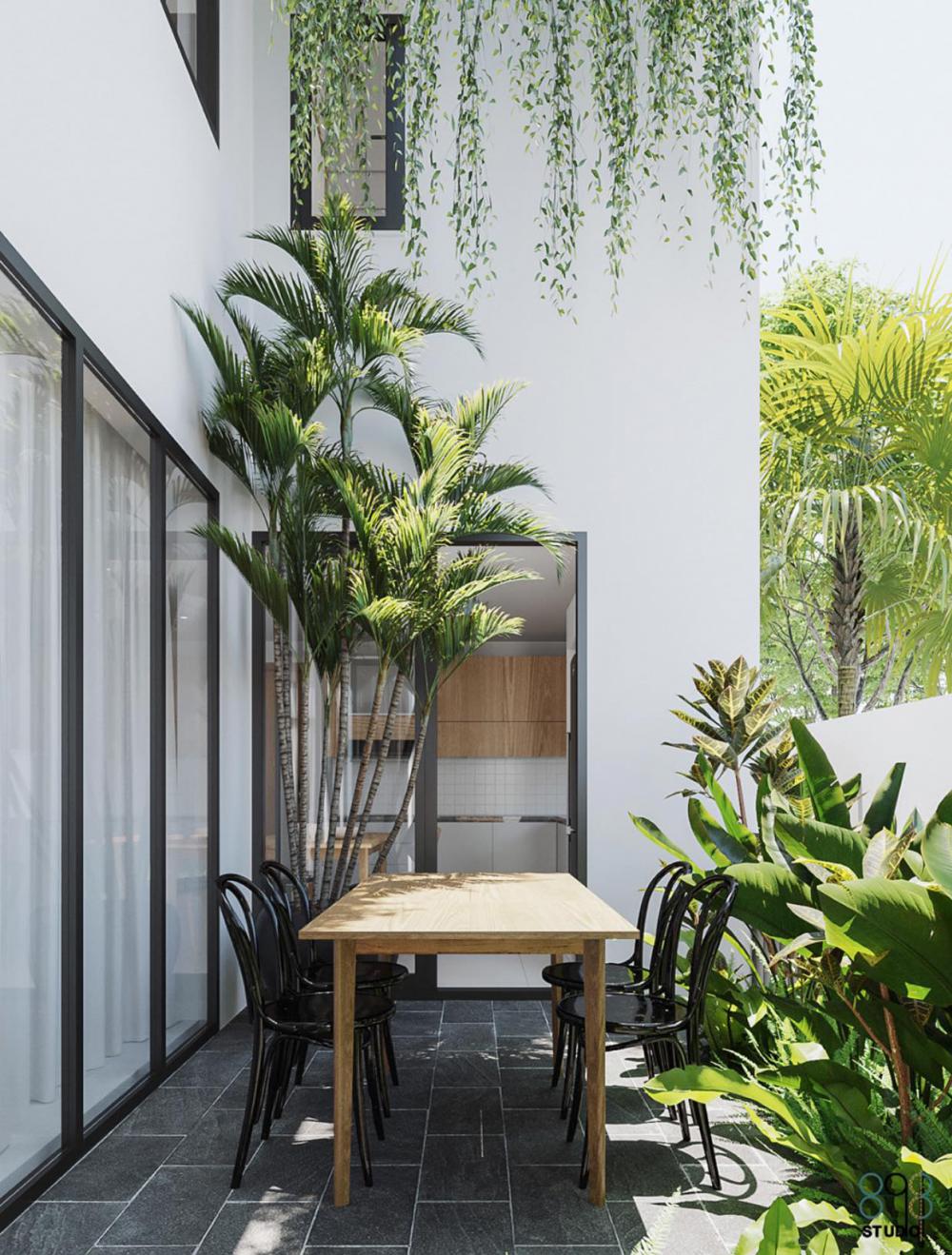 ไอเดียบ้านโมเดิร์นสีขาว ตกแต่งเรียบง่าย โปร่งโล่ง ใกล้ชิดธรรมชาติ