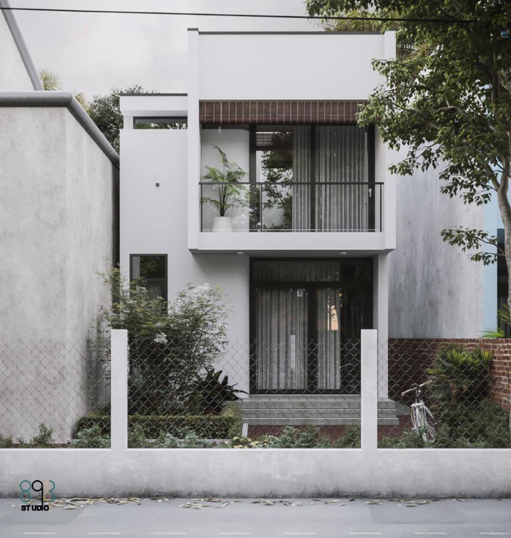 ไอเดียบ้านโมเดิร์นสีขาว ตกแต่งเรียบง่าย โปร่งโล่ง ใกล้ชิดธรรมชาติ