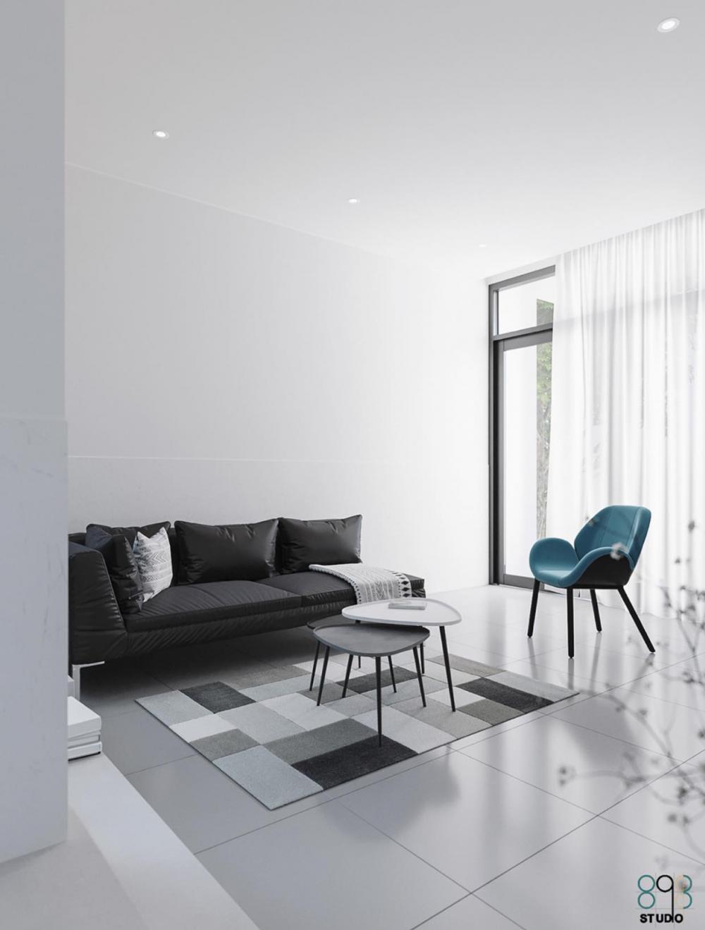 ไอเดียบ้านโมเดิร์นสีขาว ตกแต่งเรียบง่าย โปร่งโล่ง ใกล้ชิดธรรมชาติ