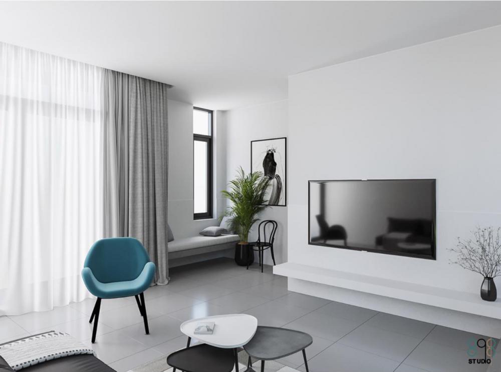 ไอเดียบ้านโมเดิร์นสีขาว ตกแต่งเรียบง่าย โปร่งโล่ง ใกล้ชิดธรรมชาติ