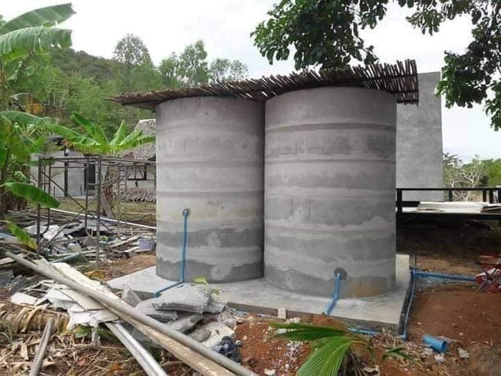 ไอเดีย สร้างห้องน้ำบ่อปูนซีเมนต์