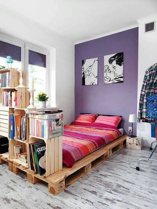 50 ไอเดียเตียงไม้พาเลท สวยในในราคาประหยัด