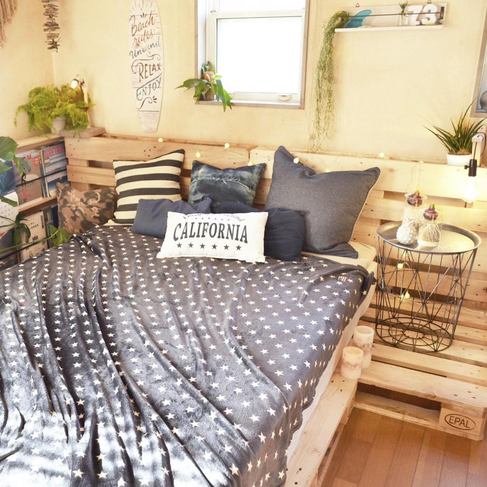 50 ไอเดียเตียงไม้พาเลท สวยในในราคาประหยัด