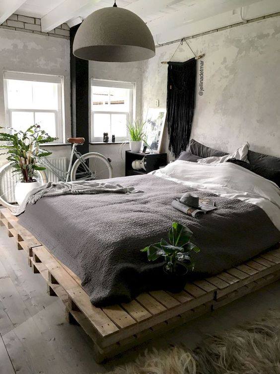 50 ไอเดียเตียงไม้พาเลท สวยในในราคาประหยัด