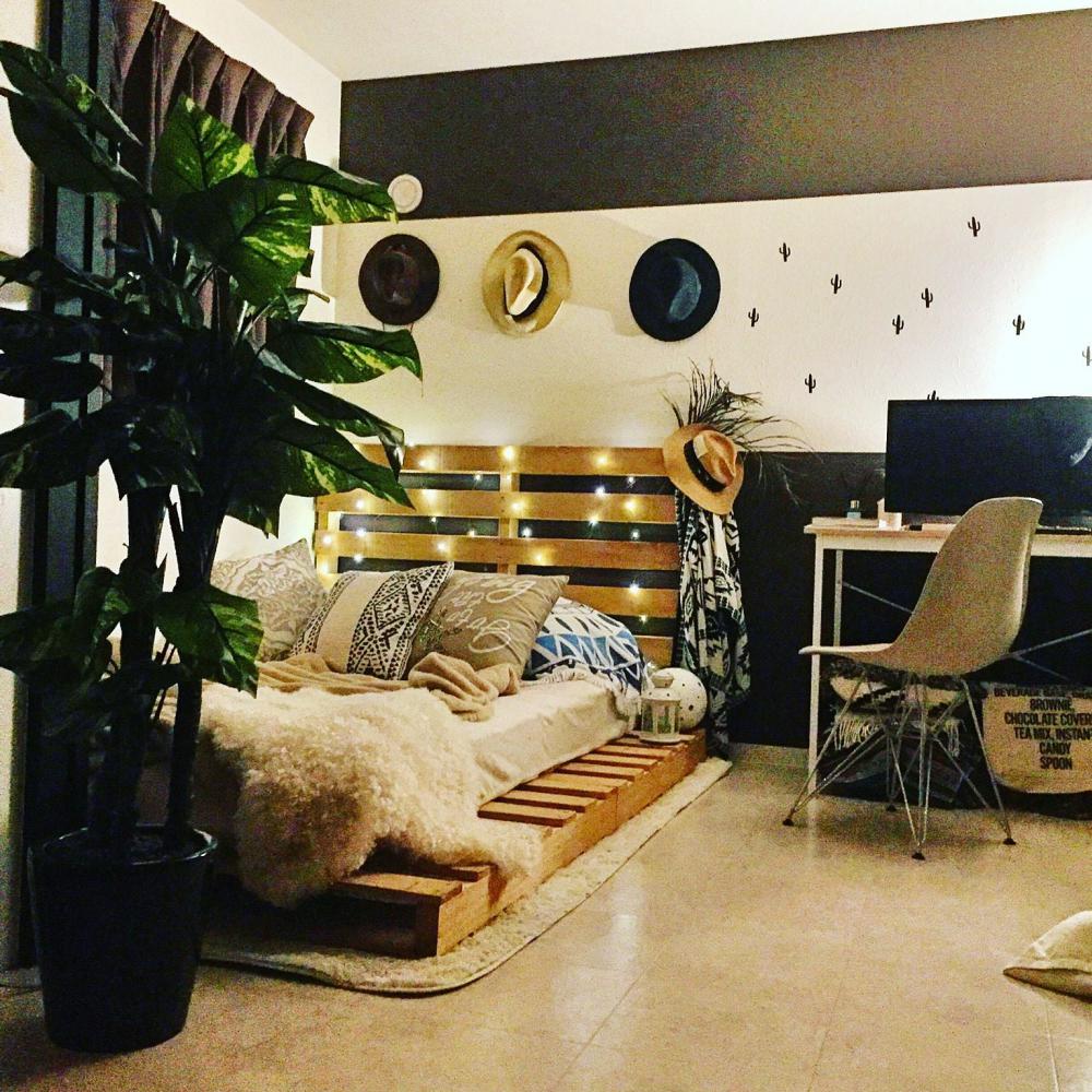 50 ไอเดียเตียงไม้พาเลท สวยในในราคาประหยัด