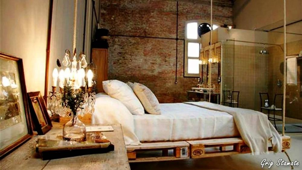 50 ไอเดียเตียงไม้พาเลท สวยในในราคาประหยัด