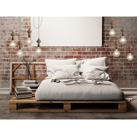 50 ไอเดียเตียงไม้พาเลท สวยในในราคาประหยัด