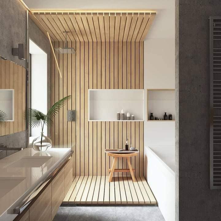 ไอเดียห้องน้ำโมเดิร์นสวยงามเรียบง่าย