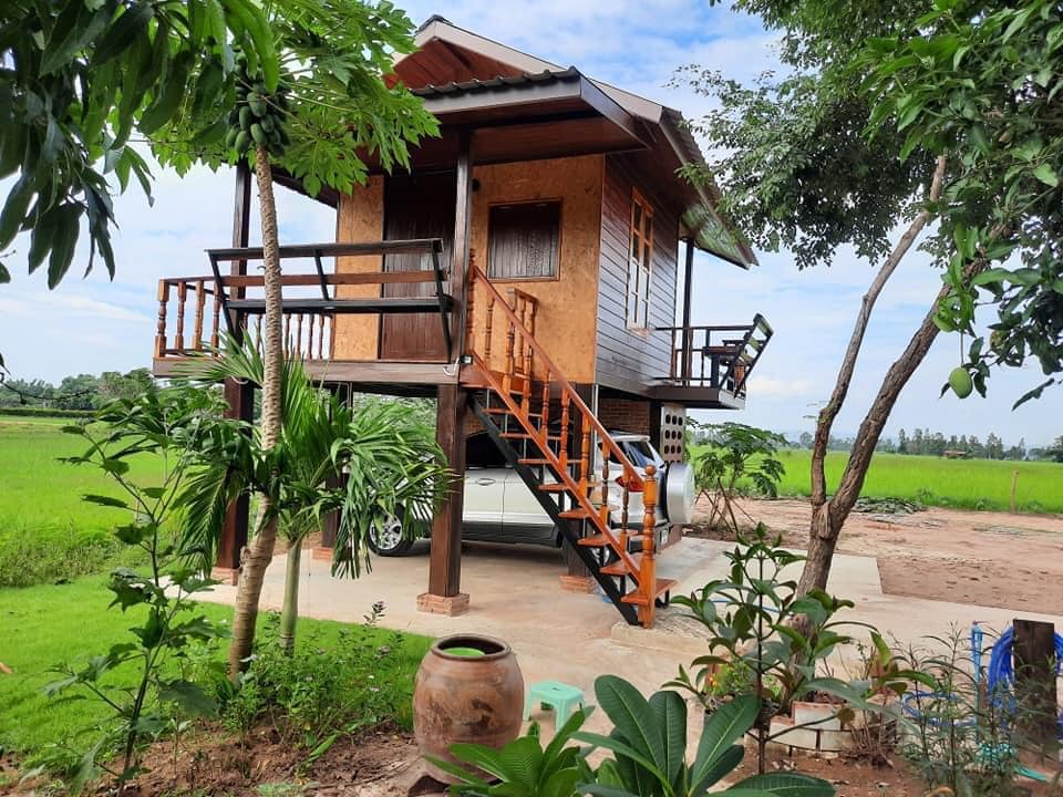 บ้านไม้ปลายนา ขนาดกะทัดรัด น่าอยู่มา