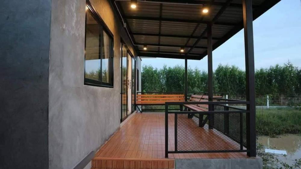 บ้านชั้นเดียวสไตล์โมเดิร์นลอฟท์