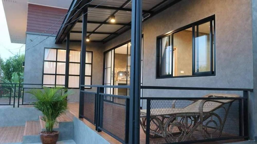 บ้านชั้นเดียวสไตล์โมเดิร์นลอฟท์