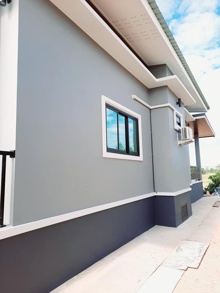 บ้านโมเดิร์น ขนาด 148.4 ตร.ม . งบ 1.8 ล้าน