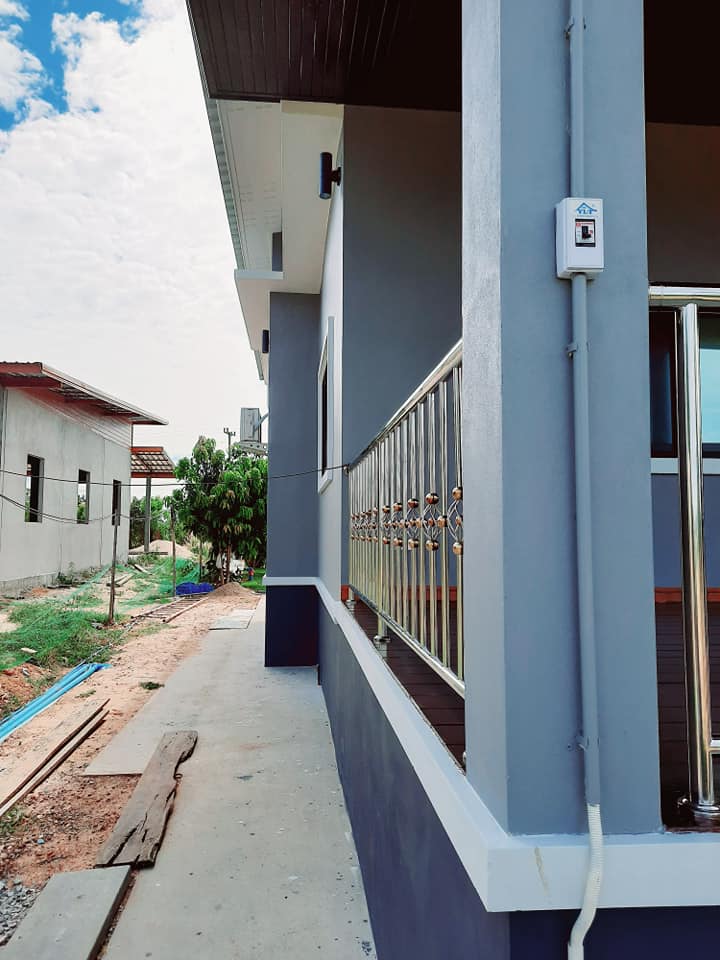 บ้านโมเดิร์น ขนาด 148.4 ตร.ม . งบ 1.8 ล้าน