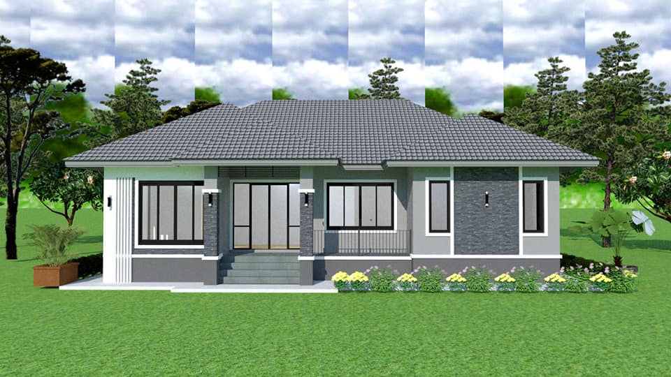 แบบบ้านเดี่ยวสวยๆ 3 มิติ