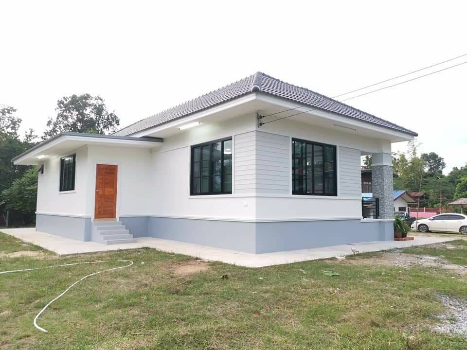 บ้านพักอาศัยชั้นเดียวขนาด 3 ห้องนอน 2 ห้องน้ำ งบ 1 ล้านบาท