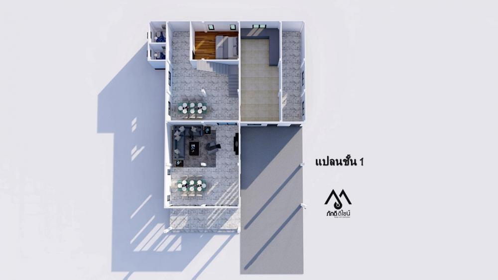 แบบรีโนเวทบ้านพักอาศัย 2 ชั้น