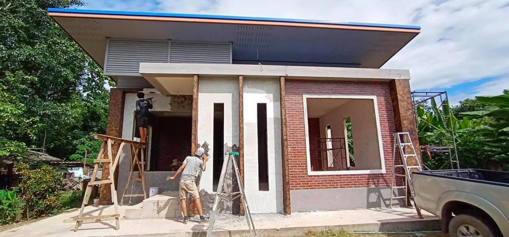 พาชมบ้านใหม่ ทาสีบ้านลอฟท์ทั้งหลัง