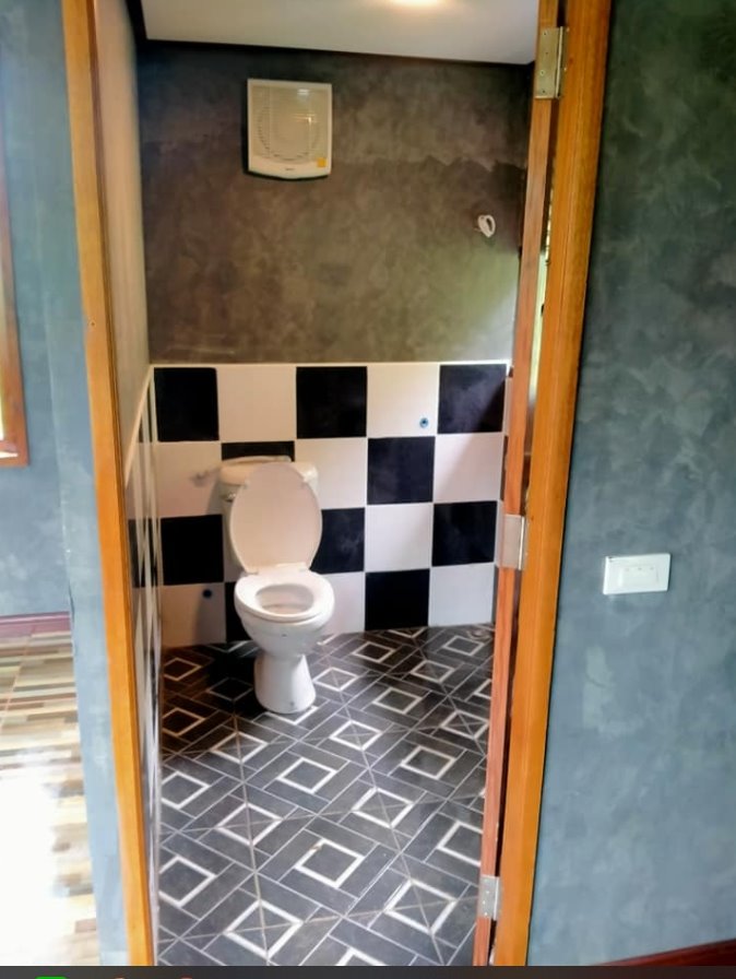 บ้านน็อคดาวน์ยกพื้น ขนาด 4 * 8 เมตร พร้อมระเบียงหน้ากว้าง