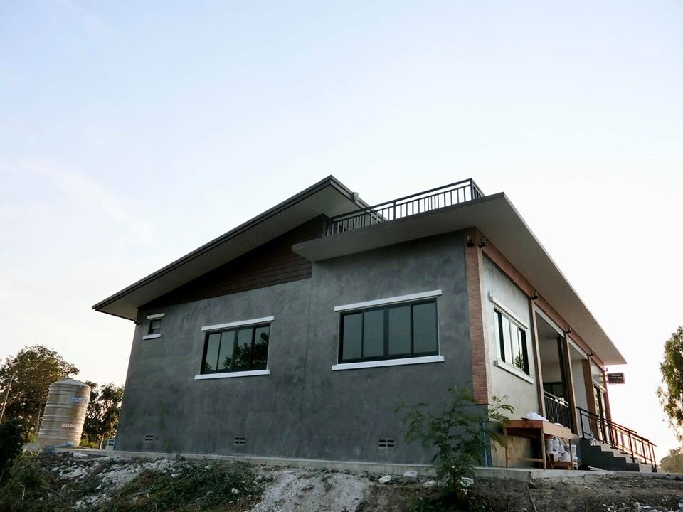 บ้านโมเดิร์นแนวลอฟท์ ขนาด 3 ห้องนอน