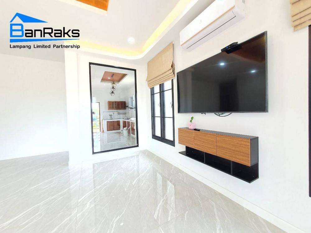 บ้านพักอาศัย ชั้นเดียว แนวโมเดิร์นทรอปิกคอล 3 ห้องนอน 2 ห้องน้ำ งบ 2.56 ล้านบาท