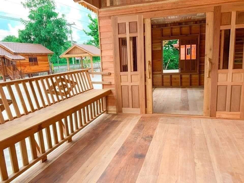 บ้านไม้สไตล์โมเดิร์น ขนาด 2 ห้องนอน