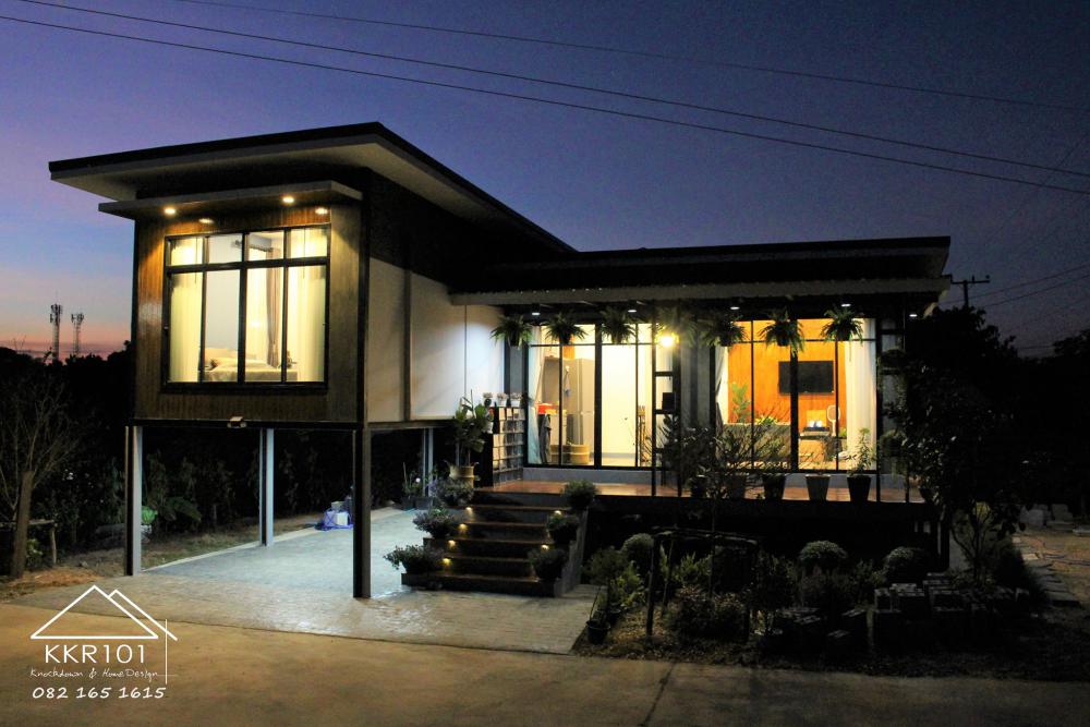 บ้านน็อคดาวน์ สวยมาก งบ 698,000 บาท