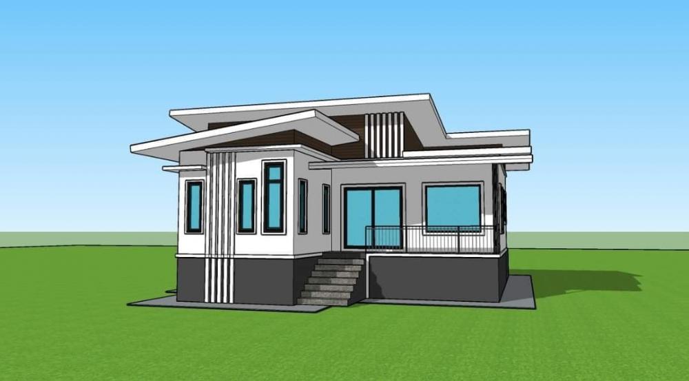 โมเดิร์นงบไม่ถึง 1 ล้าน พื้นที่ 104 ตร.ม.