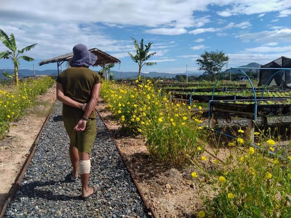 พื้นที่ 5 ไร่ จัดสรรพื้นที่เป็นสัดส่วน ภายใต้ปรัชญาเศรษฐกิจพอเพียง