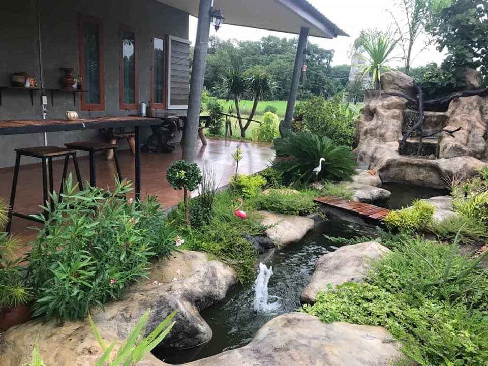 แต่งบ้านให้สวนอยู่ในตัวบ้าน ธรรมชาติ