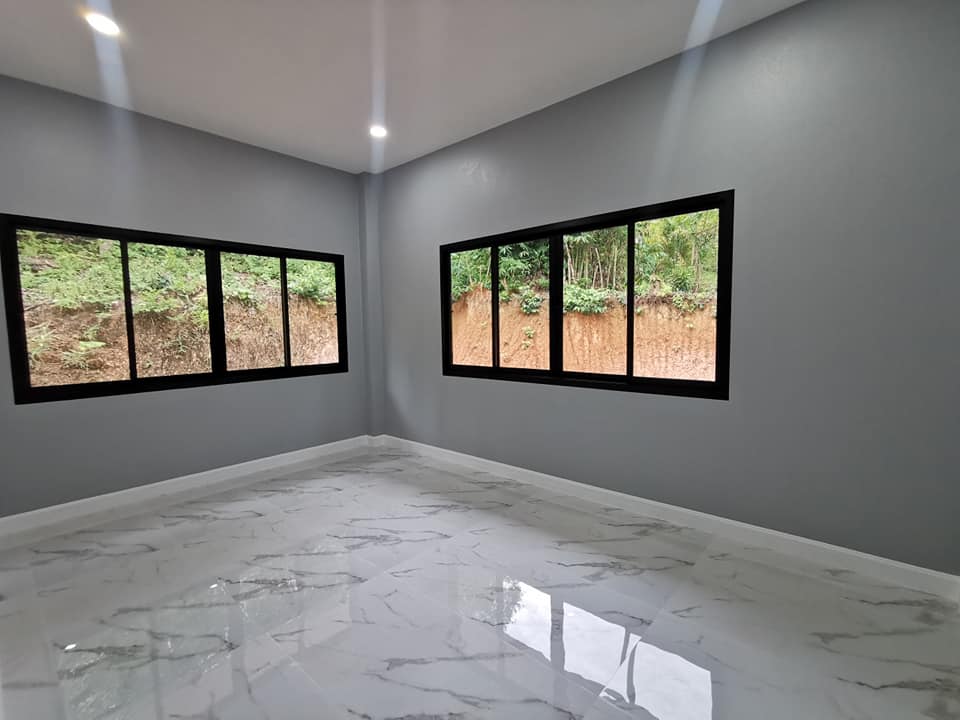 บ้านสไตล์คอนเทมโพรารี่ งบ 1 ล้าน ได้ถึง 3 ห้องนอน 2 ห้องน้ำ 1 ห้องโถง 1 ห้องครัว