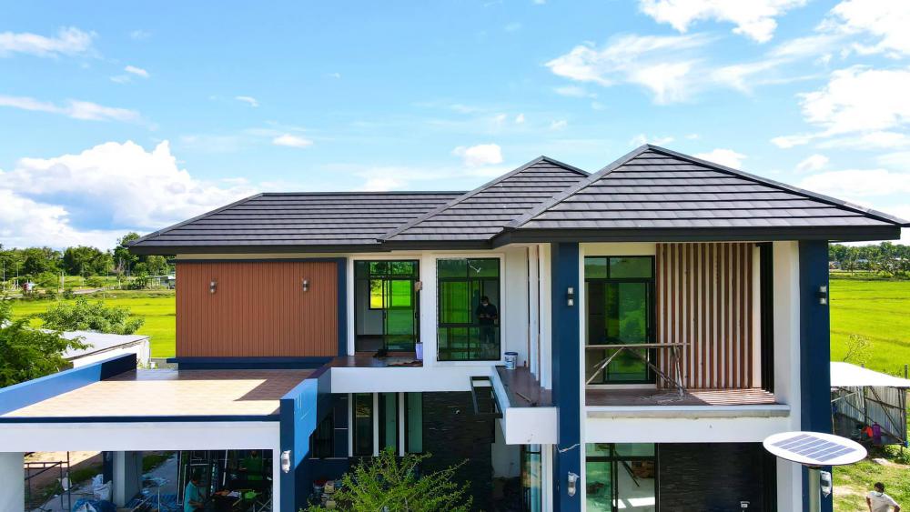 บ้านโมเดิร์น 350 ตร.ม. 4 ห้องนอน งบ  4.3-4.5 ล้านบาท