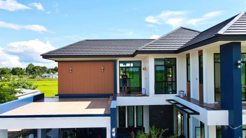 บ้านโมเดิร์น 350 ตร.ม. 4 ห้องนอน งบ  4.3-4.5 ล้านบาท