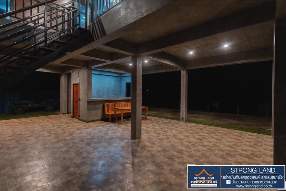 บ้านสไตล์ลอฟท์ 2 ชั้น รูปตัวแอล