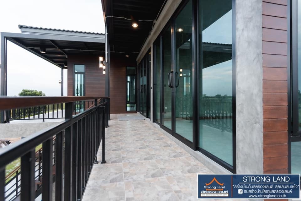 บ้านสไตล์ลอฟท์ 2 ชั้น รูปตัวแอล