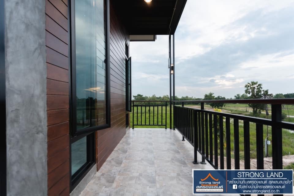 บ้านสไตล์ลอฟท์ 2 ชั้น รูปตัวแอล