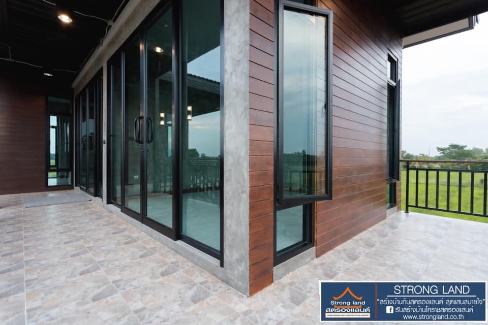 บ้านสไตล์ลอฟท์ 2 ชั้น รูปตัวแอล