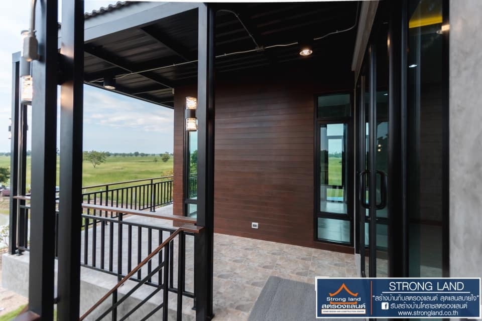 บ้านสไตล์ลอฟท์ 2 ชั้น รูปตัวแอล