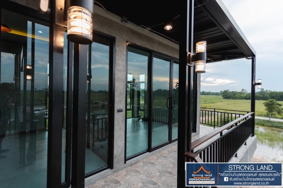 บ้านสไตล์ลอฟท์ 2 ชั้น รูปตัวแอล