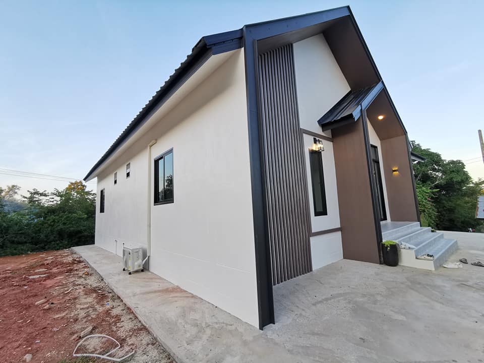 บ้านสไตล์นอดิก โทนสีขาวสไตล์​มินิมอล ราคาหลักแสน