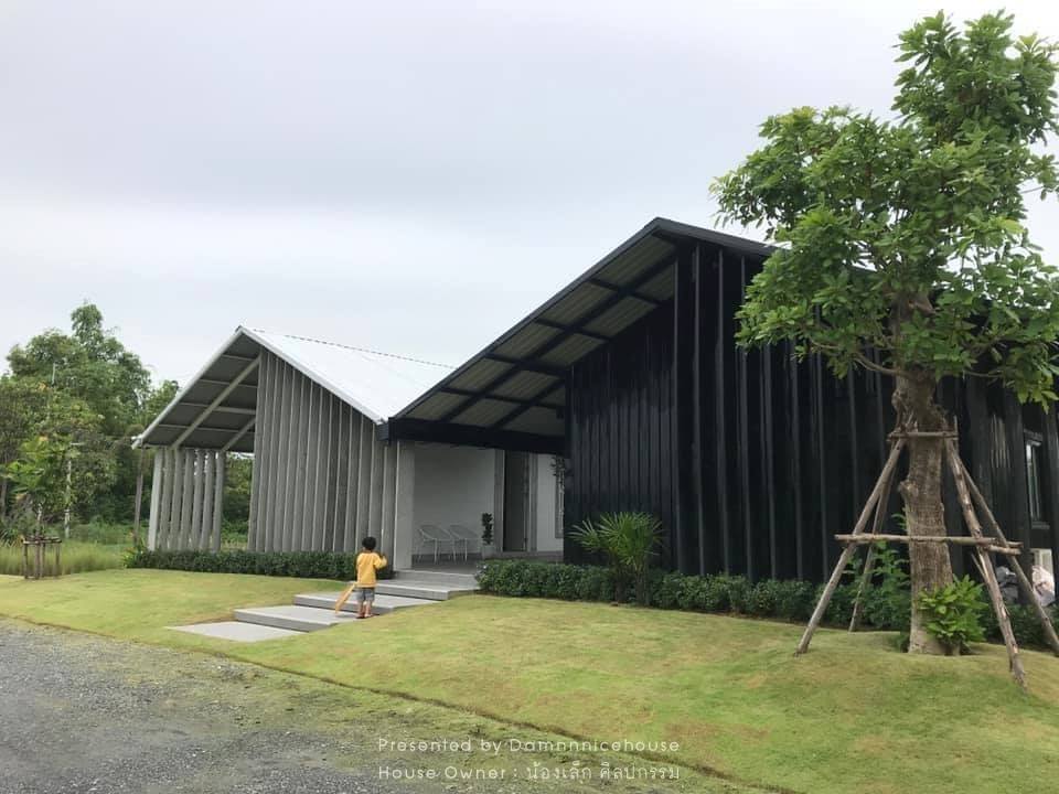 บ้านที่เป็นโฮมออฟฟิศ ร้านกาแฟ และพักอาศัยได้ สร้างด้วยงบ 1.1 ล้านบาท