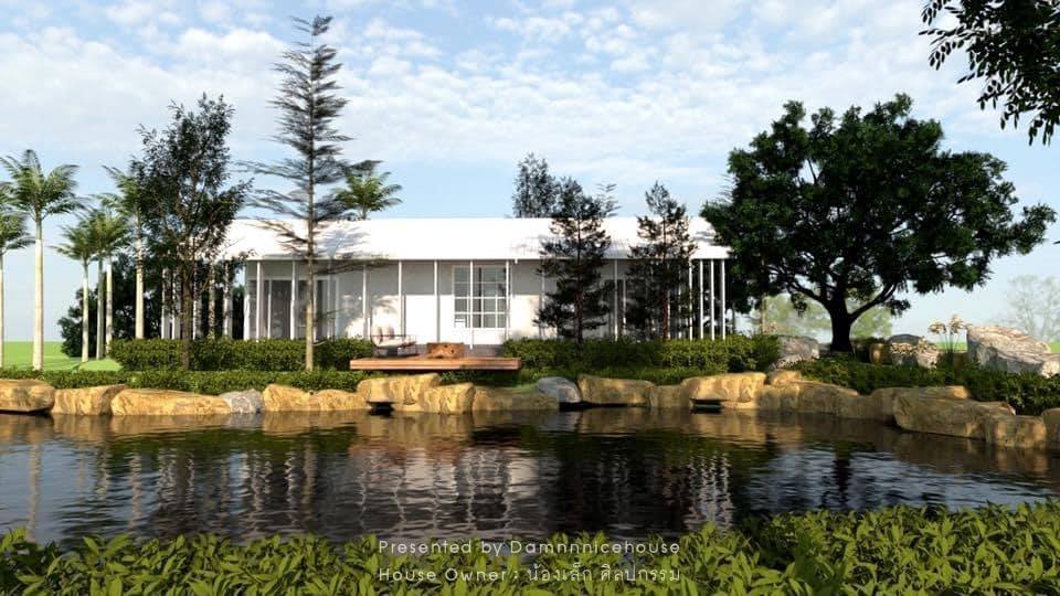 บ้านที่เป็นโฮมออฟฟิศ ร้านกาแฟ และพักอาศัยได้ สร้างด้วยงบ 1.1 ล้านบาท