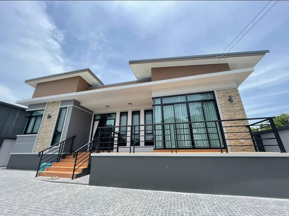 บ้านโมเดิร์น งบ 1.5 ล้าน พื้นที่ 76 ตร.ว.