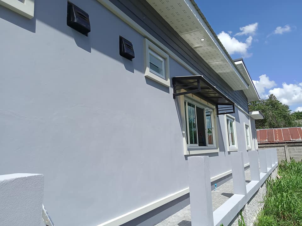 บ้านโมเดิร์นทรงตัว L เฉพาะตัวบ้าน 9 แสนบาท