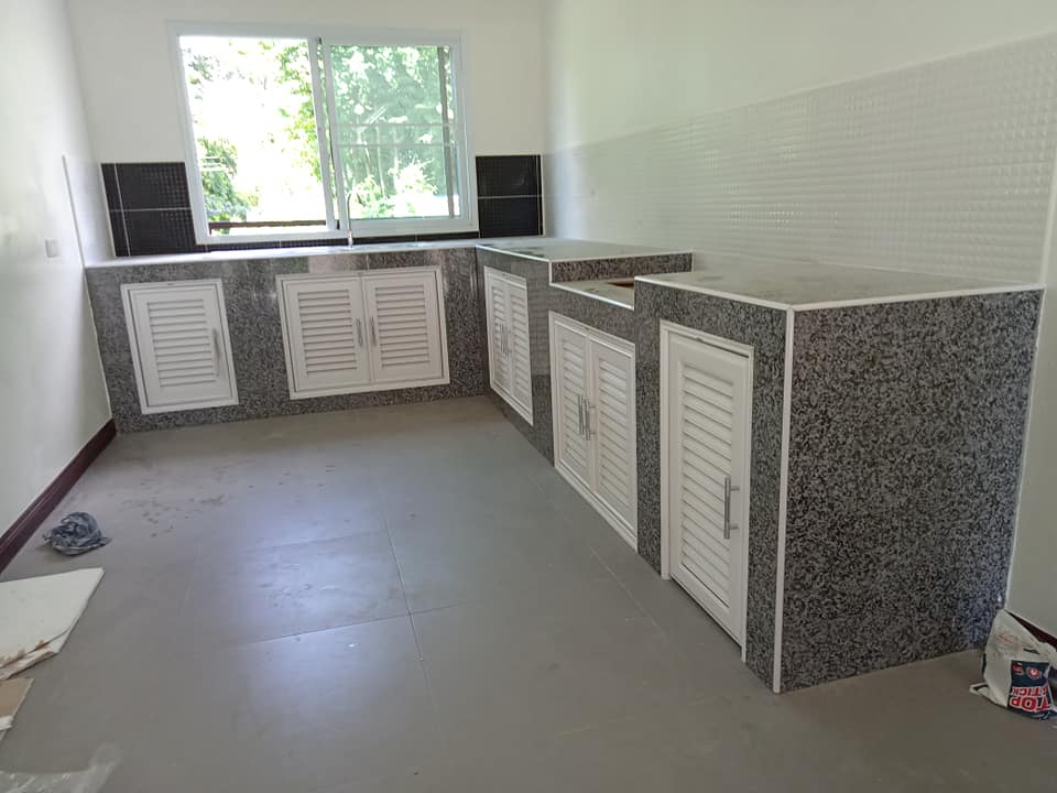 บ้านโมเดิร์นทรงตัว L เฉพาะตัวบ้าน 9 แสนบาท