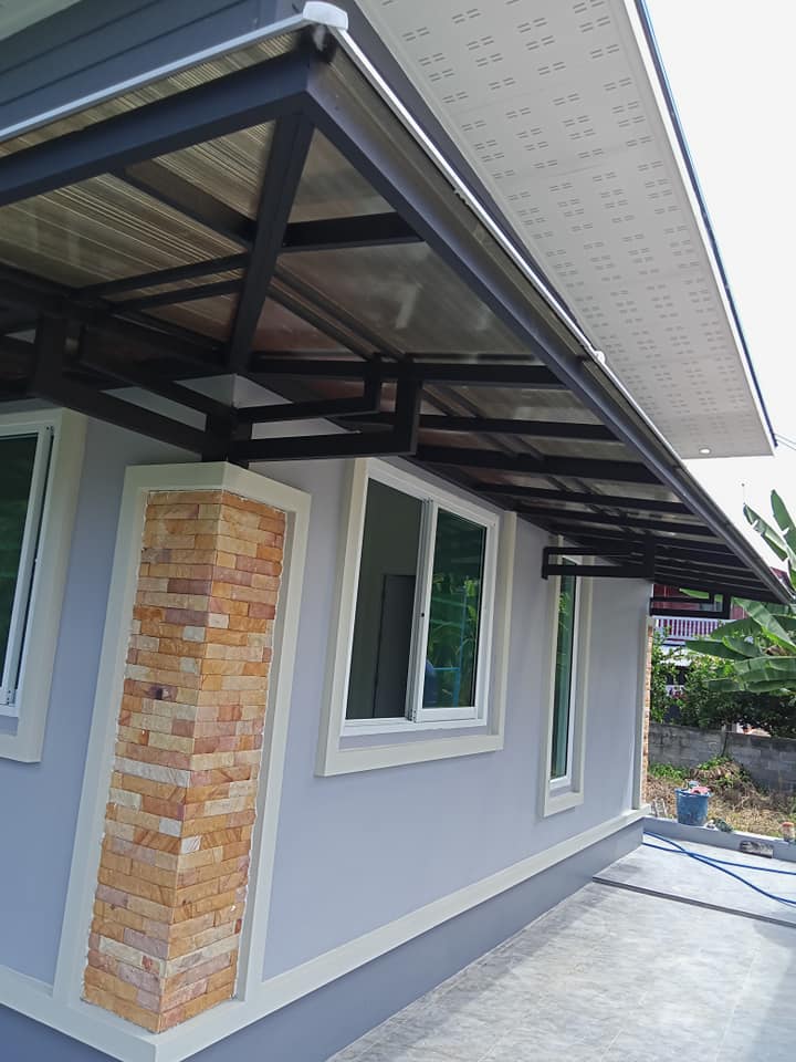 บ้านโมเดิร์นทรงตัว L เฉพาะตัวบ้าน 9 แสนบาท