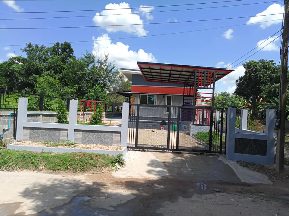 บ้านโมเดิร์นทรงตัว L เฉพาะตัวบ้าน 9 แสนบาท