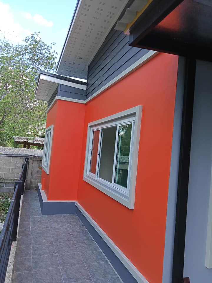 บ้านโมเดิร์นทรงตัว L เฉพาะตัวบ้าน 9 แสนบาท