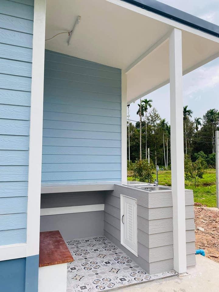 บ้านในสวนหลังเล็กๆแต่น่าอยุ่มากสนใจสร้างสอบถามได้นะค่ะน็อคดาว ขนาด 3.5×7 ตร.มจบที่ 265,000 บาท